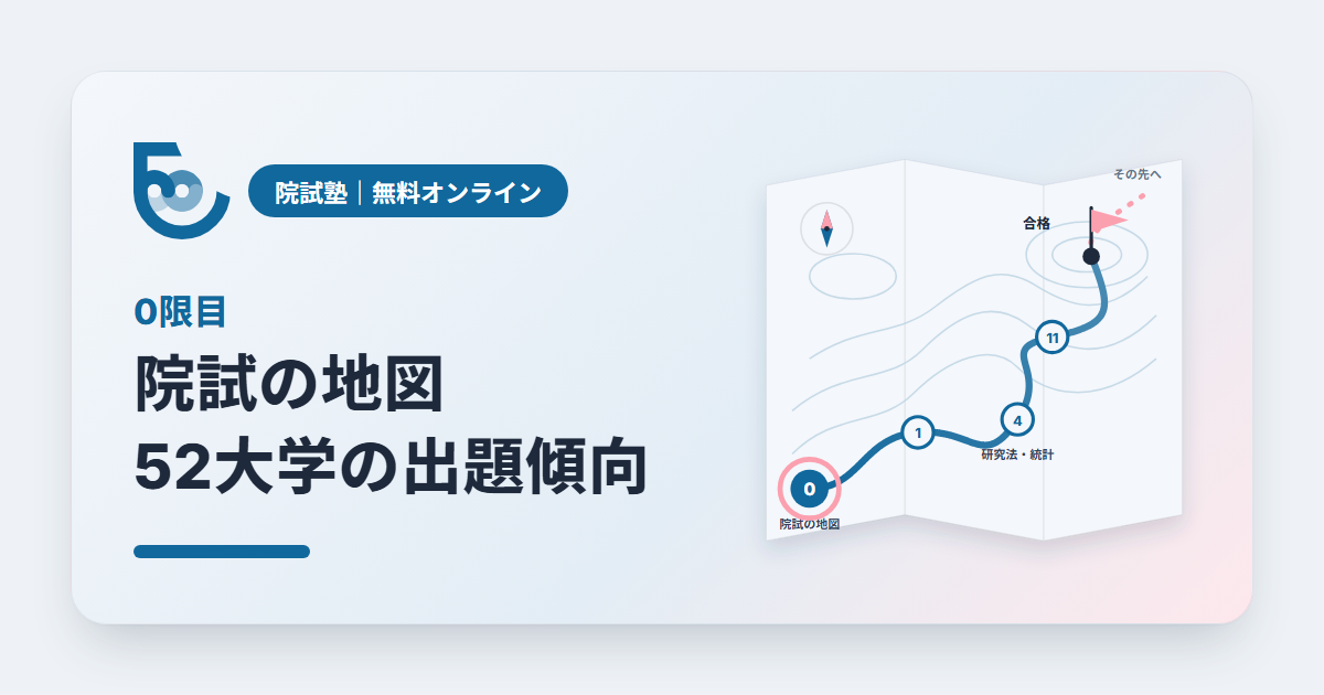 院試塾 0限目